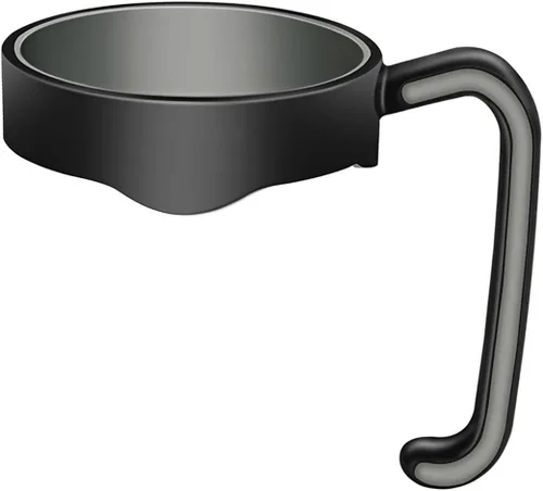 Miniatura 2 de Tumbler, Manija colorida para vaso térmico de 20 oz., Negro