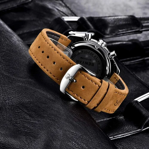 Miniatura 8 de BY BENYAR Reloj de pulsera para hombre Tienda analógico relojes para hombre negocios trabajo impermeable cronógrafo para hombre moda minimalista