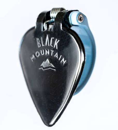 Black Mountain Púas de pulgar de calibre ligero para guitarra acústica, guitarra eléctrica, ukelele, banjo y más, ajuste universal con resorte para