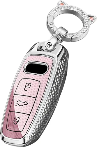 Miniatura 13 de SANRILY Funda para llave Audi 2022, Negro (a)
