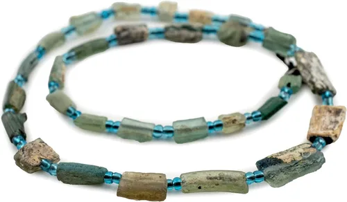 Miniatura 6 de Abalorios de cristal romanos de agua, vidrio genuino encontrado en Afganistán, Cuentas de vidrio mate para la fabricación de joyas, The Bead Chest