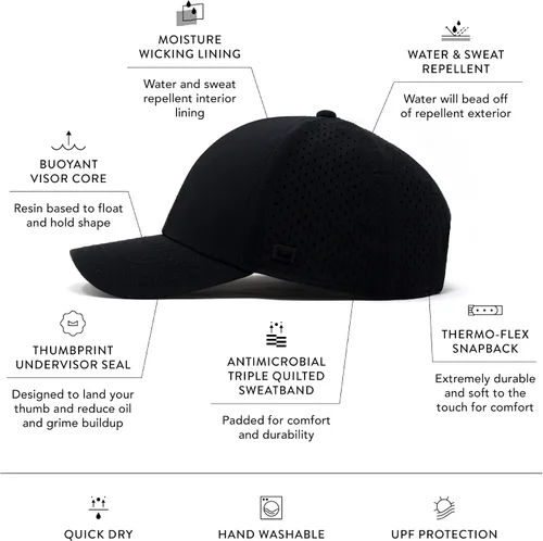 Miniatura 2 de melin A-Game Hydro, gorra de béisbol resistente al agua para hombres y mujeres