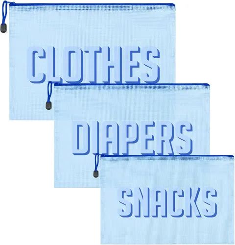 Miniatura 15 de 3 piezas Bolsas Organizadoras de Hospital para Trabajo de Parto y Parto, Organizador de Bolsa de Pañales Esenciales de Maternidad para Viajes