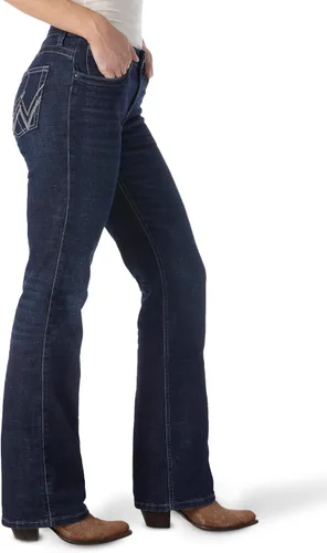 Miniatura 2 de Wrangler Womens Q-Baby Mid Rise Boot Cut Ultimate Riding Jean