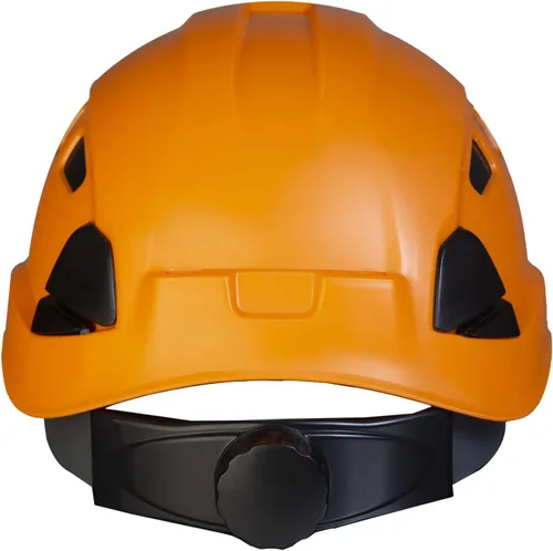 Miniatura 4 de JORESTECH - Casco de ABS para trabajar en altura y rescate con ranura ventilada con trinquete ajustable de suspensión de 6 puntos ANSI Z89.1-14