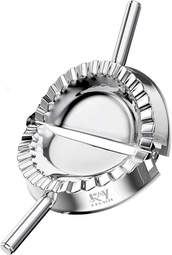 Miniatura 10 de Best Utensils molde para ravioles de acero inoxidable, molde para empanadillas, cortador para pastelería, accesorios de cocina, M, Plateado