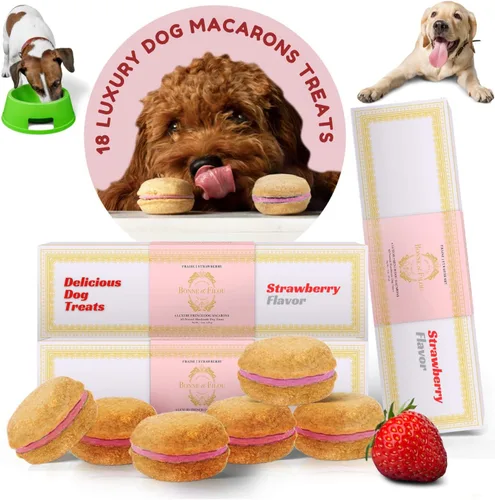 Miniatura 12 de Bonne et Filou Golosinas para perros, pasteles de mantequilla de maní, regalo de cumpleaños para perros de raza mediana a grande – Pasteles