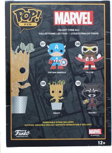 Miniatura 2 de Funko Pin POP Marvel de 3 pulgadas Baby Groot Chase