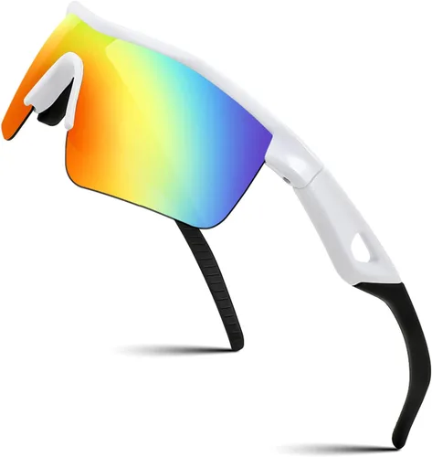 FEISEDY Gafas de sol polarizadas de béisbol para niños y adolescentes, marco TR90 para niños y niñas, ciclismo B2454
