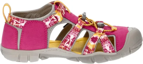Miniatura 8 de KEEN Sandalia unisex Seacamp 2 CNX con punta cerrada para niños, MultiKeen Yellow, 6 Big Kid
