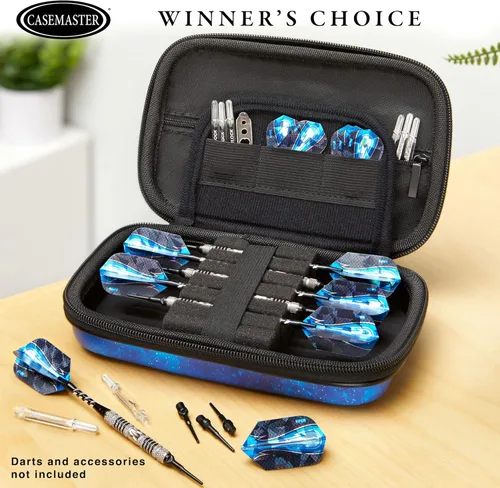 Miniatura 4 de Casemaster Sentinel - Funda para 6 dardos con capacidad para accesorios adicionales, puntas, ejes y vuelos, compatible con punta de acero y dardos