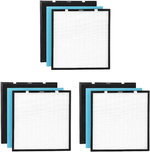 Miniatura 7 de Nispira RFM80 Oran True HEPA/Carbón Activado/Juego de Filtros Preliminares Compatible con Max RFM80 Purificador de Aire OVHM80. 1 Juego