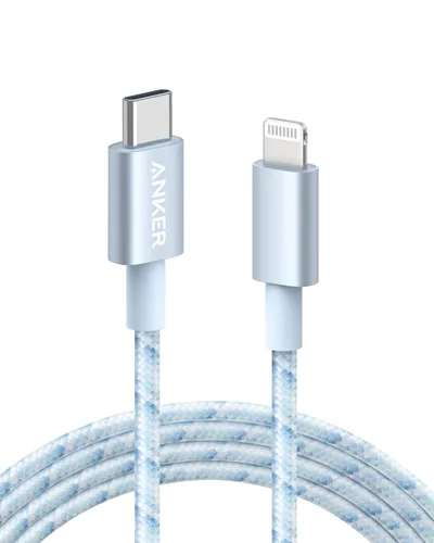 Miniatura 18 de Anker Cable Nuevo de Nylon USB C a Lightning, Certificado Apple MFi para iPhone 14 Series y Más (6 pies, negro)