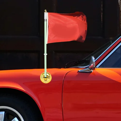 Miniatura 5 de Gatuida Soporte para mástil de bandera de automóvil, con ventosa, soporte para mástil de bandera de pared, soporte para mástil de bandera de Como se