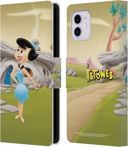 Miniatura 9 de Head Case Designs Funda de piel con licencia oficial de The Flintstones Bambam Rubble Characters compatible con Apple iPhone 11