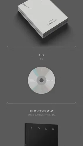 Miniatura 3 de BLACKPINK BORN PINK - 2º álbum de caja de álbum versión CD+Photobook+papel de letras de acordeón+tarjeta fotográfica grande+postal+película