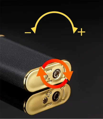 Miniatura 6 de Encendedor mágico de cocodrilo de doble llama, encendedor de doble arco recargable, encendedor de arco para exteriores, impermeable, resistente al