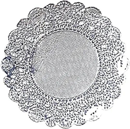 Miniatura 36 de 250 piezas de papel redondo de encaje de 3.5 pulgadas de alta calidad, sin polvo, corte limpio, diseño simple: fiesta/regalo/para tartas/decoración