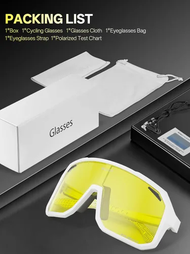 Miniatura 7 de SCVCN Night Vision Driving Glasses Anti Glare Polarized Yellow Lens Women Men Goggles Sport Sunglass Bicycle MTB 505