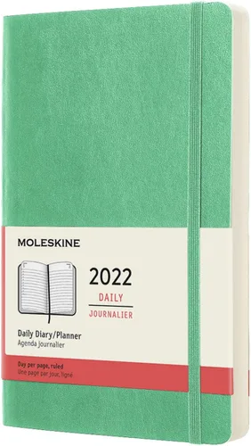 Miniatura 16 de Moleskine Agenda mensual clásica de 12 meses de 2022, tapa suave, grande (5 x 8.25 pulgadas), color negro