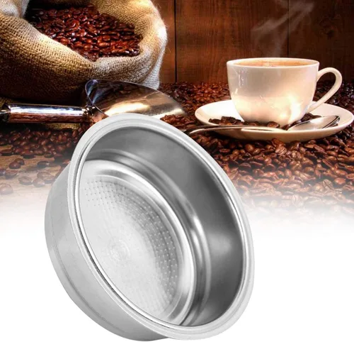 Miniatura 6 de Cesta de filtro de café Colador de acero inoxidable, taza de 2.008 in de una sola capa no presurizada filtro apto