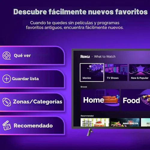 Miniatura 8 de Roku Streaming Stick Plus 2025 - Dispositivo de transmisión Roku 4K y HDR para TV con control remoto por voz - TV gratis y en vivo