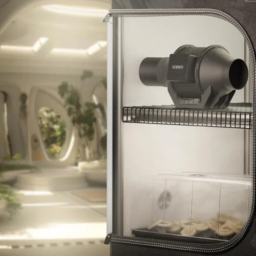 Miniatura 7 de AC Infinity CLOUDLINE H4, ventilador silencioso de conducto en línea de 4 pulgadas con controlador de velocidad, ventilador de ventilación a prueba