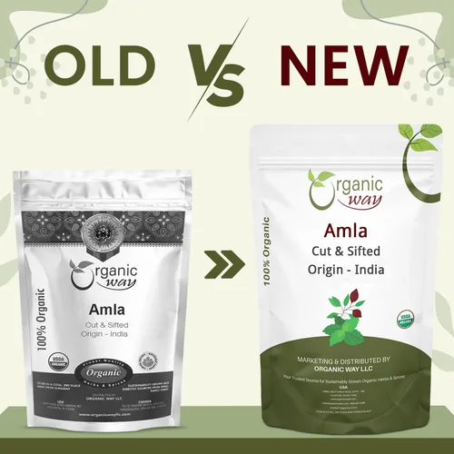 Miniatura 5 de Organic Way Amla/Grosella Espinosa India Seca Cortada y Tamizada (Phyllanthus emblica) - Certificado Orgánico y Kosher Crudo, Vegano, Sin OMG