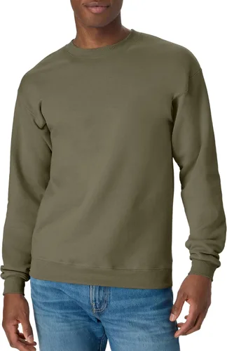 Miniatura 19 de Hanes EcoSmart - Sudadera de forro polar con cuello redondo para hombre, disponible en tallas grandes y altas, paquete de 1 o 2