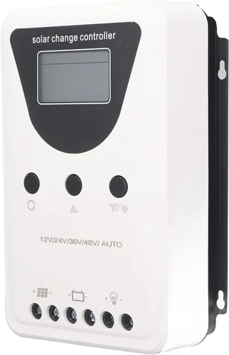 Miniatura 3 de ciciglow Controlador solar MPPT 100A, 12/24/36/48V, pantalla LCD, ciciglow8rd9pntya76291-13, múltiples modos de control de carga