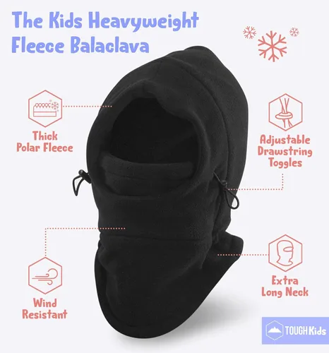 Miniatura 3 de Kids Winter Hat with Mask - Ski Mask for Kids - Ninja Kids Balaclava & Winter Face Mask for Kids wHood - Toddler Balaclava