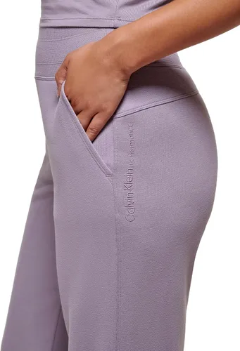Miniatura 5 de Calvin Klein Performance Camiseta básica Calvin Klein con espalda cruzada para mujer, Lila ahumado
