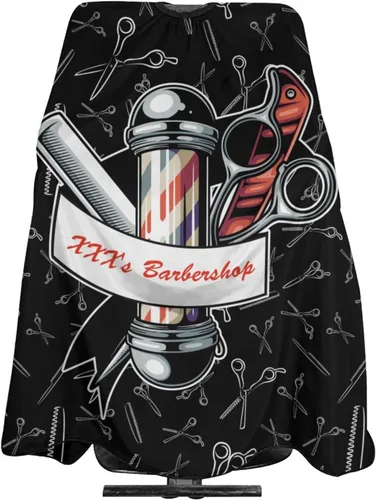 Miniatura 17 de Capa de peluquería personalizada, capa de peluquería personalizada, añade tu foto, texto, logotipo, capa de salón personalizada para hombres, capa