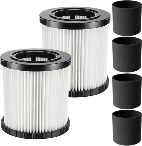 DCV581H DCV580H - Filtro de vacío para aspiradora DEWALT 20V MAX Shop Vac Cleaner inalámbrico y con cable, portátil de 2 galones, filtro de repuesto
