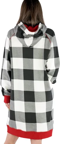 Miniatura 138 de Lazy One Sudadera con capucha de gran tamaño, ropa de dormir cómoda, vestido de suéter para mujer