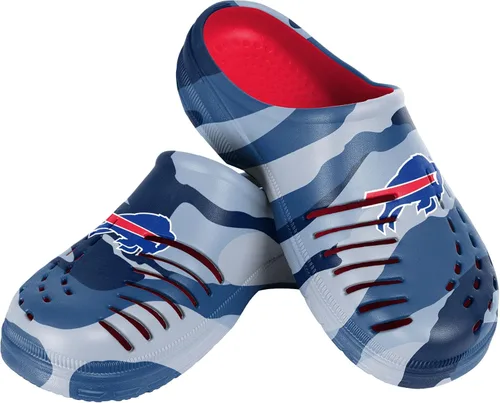 Miniatura 25 de FOCO - Sandalias de agua de jardín con logotipo de equipo de la NFL, para hombre, pantuflas, zuecos