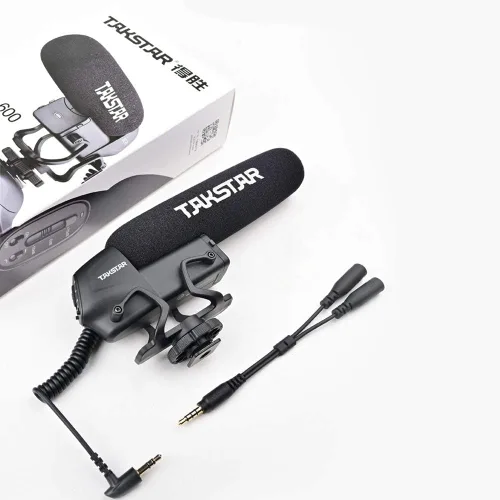 Miniatura 8 de TAKSTAR SGC-600 Micrófono universal para escopeta, micrófono de video para iPhone, teléfono Android, cámara Canon/Nikon/Sony y videocámara