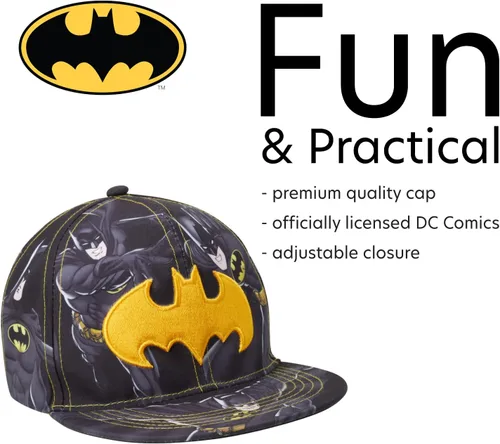 Miniatura 3 de DC Comics Boys' Super Hero Baseball Cap - 3D Superman, Batman, Justice League Hat (2T-7)