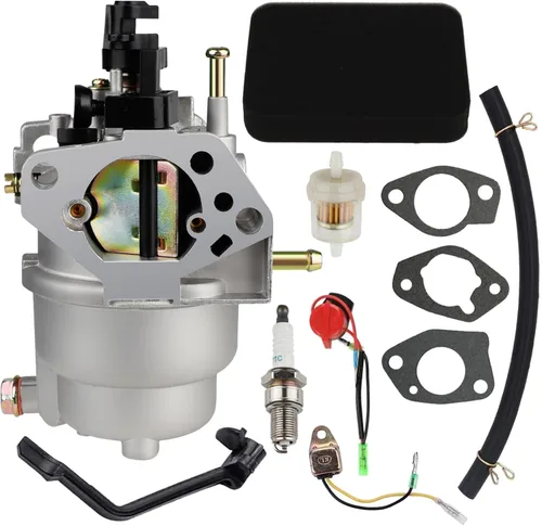 HUZTL Carburador para Generac GP5000 GP5500 GP6500 0J58620157 5KW 5.5KW 6.5KW 389cc Generador 0G8442A111 Carburador con Kit de Ajuste de Filtro de