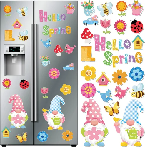 Miniatura 14 de 25 piezas de imanes de refrigerador de gnomos del Día de San Patricio Adhesivos magnéticos de decoración de fiesta irlandesa de trébol