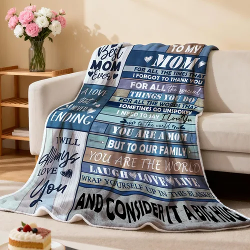 Miniatura 2 de Manta de regalo para mamá, regalos para mamá para el Día de la Madre de las hijas, manta suave para mamás, regalo de cumpleaños para mamás