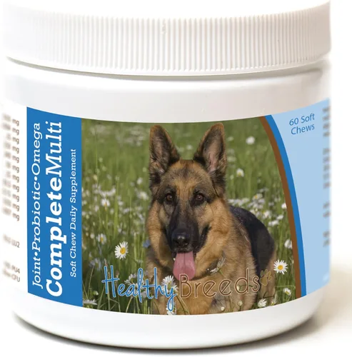 Miniatura 244 de Healthy Breeds Pug todo en uno multivitamínico suave masticable 60