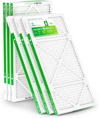 Miniatura 12 de TRIGHTFILTERS 12x12x1 Filtro de aire paquete de 6 unidades, duraderos filtros plisados MERV 8 para hogar HVAC CA y horno, filtro de aire compacto