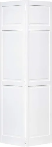 Miniatura 2 de Puerta de armario Kimberly Bay, plegable en dos, con 6 paneles, estilo y calidad, color blanco