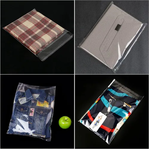 Miniatura 7 de Bolsas de polipropileno adhesivas transparentes, bolsas de celofán con solapa autosellante, para productos de panadería, galletas, dulces, regalos