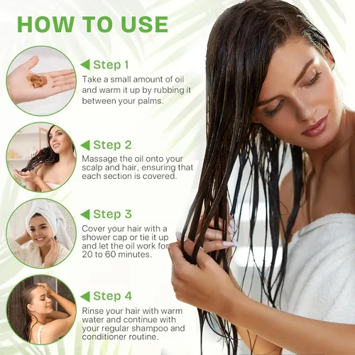 Miniatura 5 de Aceite de Batana para el Crecimiento del Cabello, 100% Puro - Aceite Orgánico Dr. Sebi de Batana de Honduras, Previene la Caída del Cabello, Elimina