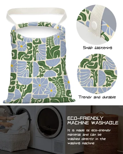 Miniatura 3 de Basurero para automóvil, bolsa de basura para colgar en el respaldo del asiento, bonita bolsa de basura de lona, papelera esencial para automóvil