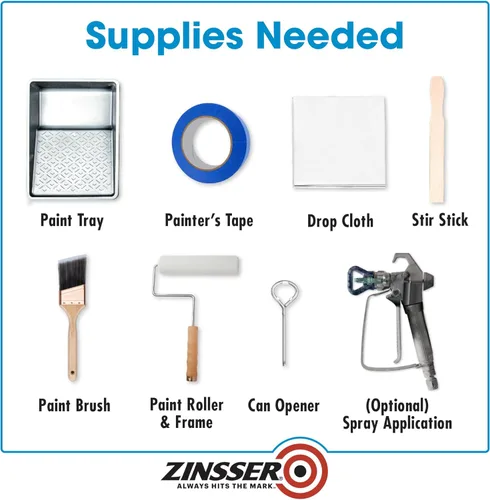 Miniatura 7 de Zinsser 285090 Bulls Eye 1-2-3 Imprimación a base de agua, 5 galones, gris