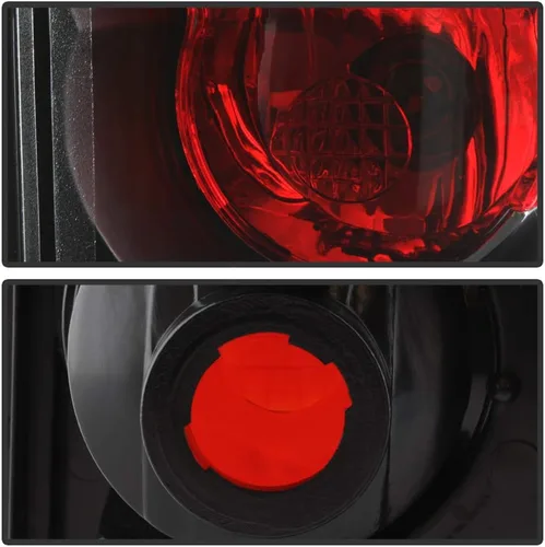 Miniatura 4 de ACANII - Para 1989-1995 Toyota Pickup Truck Blackk Vivienda Luces traseras Luces traseras Lámparas de freno Asamblea mercado de accesorios