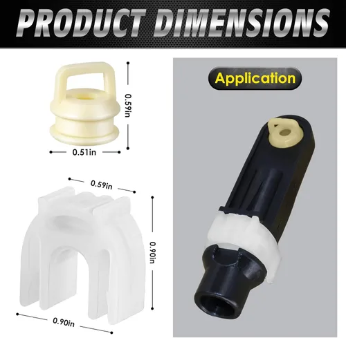 Miniatura 2 de 2 juegos/6 piezas 14104 Kit de bujes de cable de cambio 15276979 52855956AG Clip compatible con Chevrolet 1500 2500 3500 4.3L 5.3L 6.0L 6.2L 6.6L